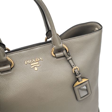 prada vitello phenix tote bag gray|Prada Women's Dark Gray Vitello Phenix Shopping Tote Top Handle Bag .